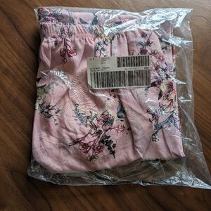 NWOT Women's Blair Floral Maxi Pink Skirt Elastic Waist